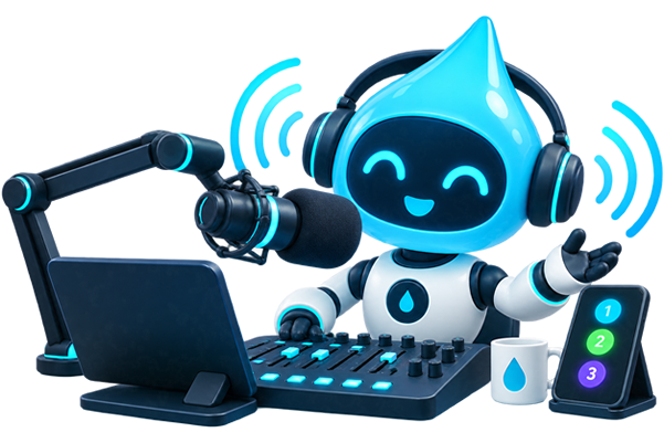 AquaBot para radios y medios